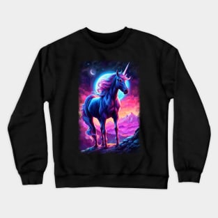 Unicorn Moon Crewneck Sweatshirt